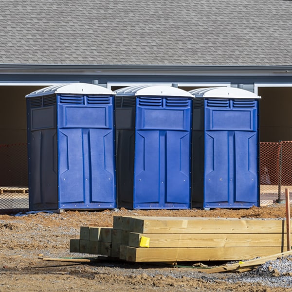 how often are the porta potties cleaned and serviced during a rental period in Lynwood IL